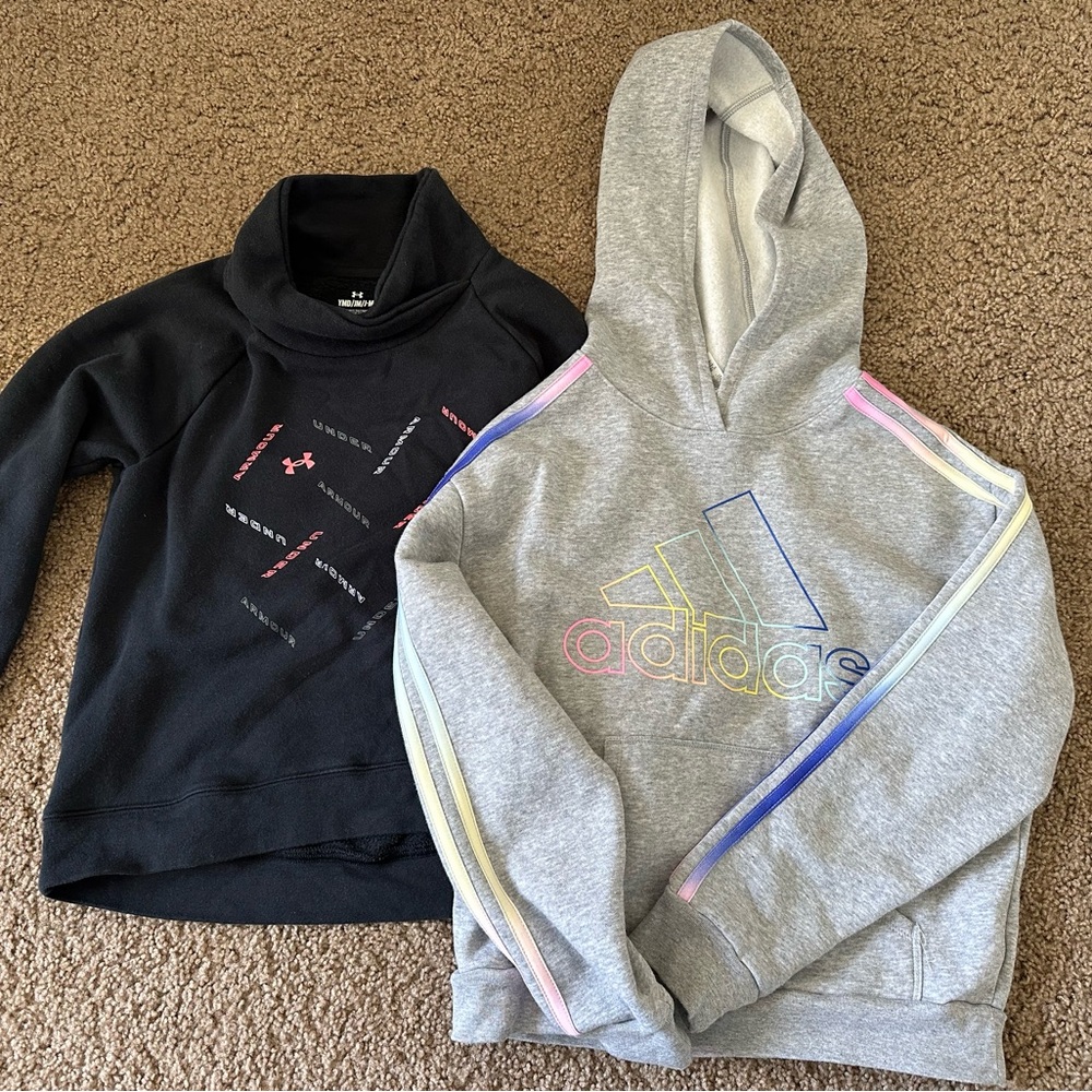 Lot of girls size 10/12 sweatshirts